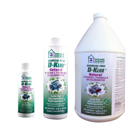 photo of D-Klor natural vitamin c dechlorinator with Aloe vera