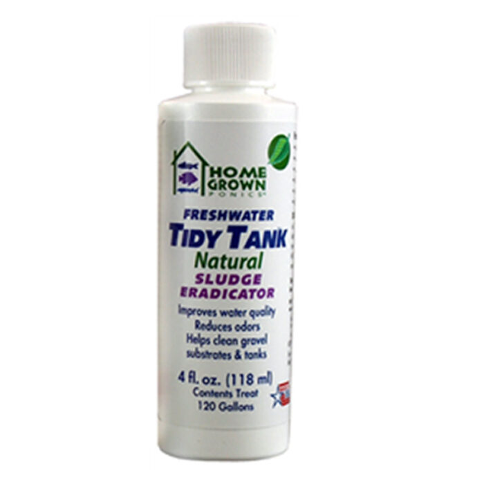 photo of 4 ounces of tidy tank sludge eradicator