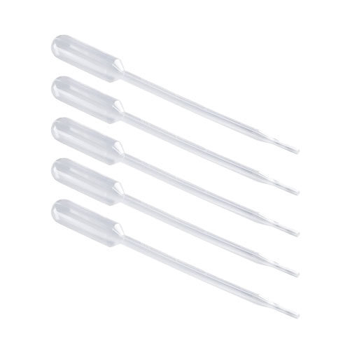 picture of clear plastic transfer pipettes