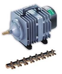AquaAeration Kit w/ 8 Outlet Pump