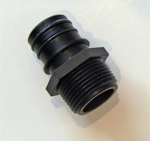 3/4″ EZ Release Straight Connector [3/4" EZ Release Male x 3/4" MPT]