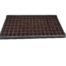 Photo of 128 cell black plastic tray filled with seed starting cubes
