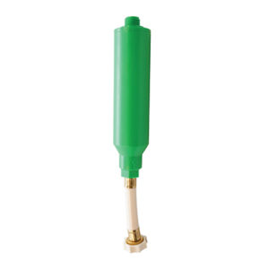 photo of green hose filter and extension