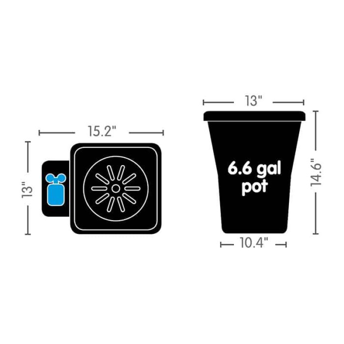 AutoPot 1Pot XL Module dimensions